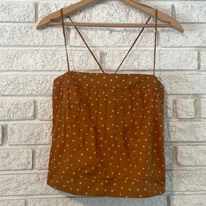 Marc Jacobs criss-cross cami with star print